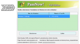Renee PassNow--logiciel de trouver un mot de passe oublié Windows