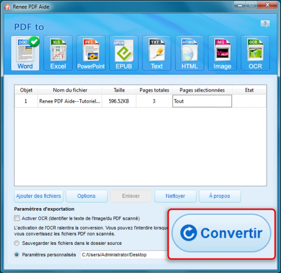 Convertisseur PDF gratuit-Renee PDF Aide