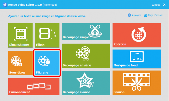 ajouter un filigrane - step 1