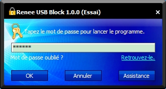 Bloquer le site Web avec Renee USB Block
