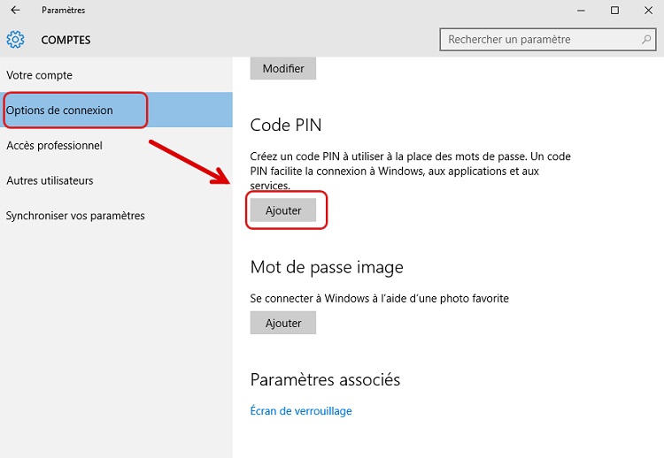 Créer un code confidentiel sous Windows 10 - Renee PassNow