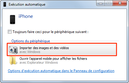 comment importer des photos d un portable vers un pc