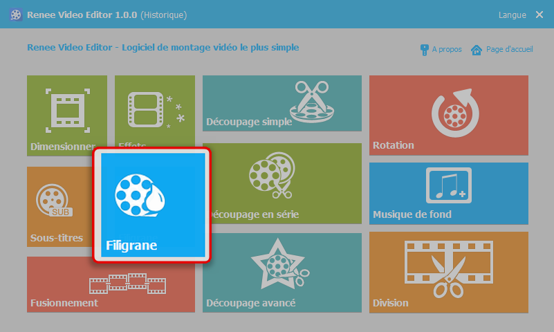 Ajouter l'effet d'image dans image- Renee Video Editor