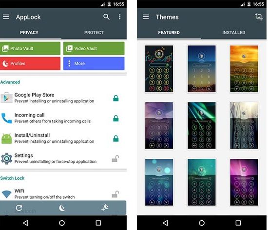 Applock pour les mobiles Android