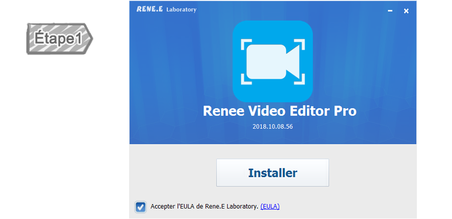 installer renee video editor pro