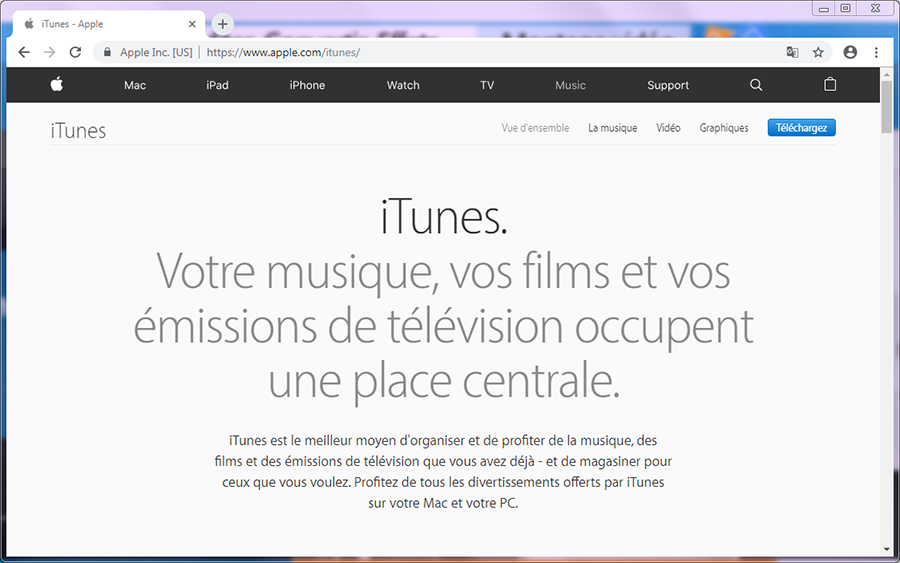 itune pour les films 4K