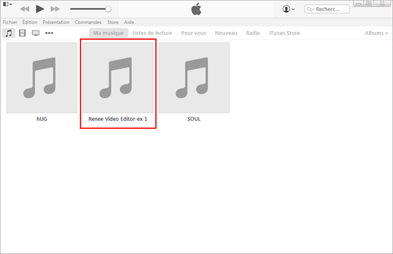 importer fichier audio sur iTunes