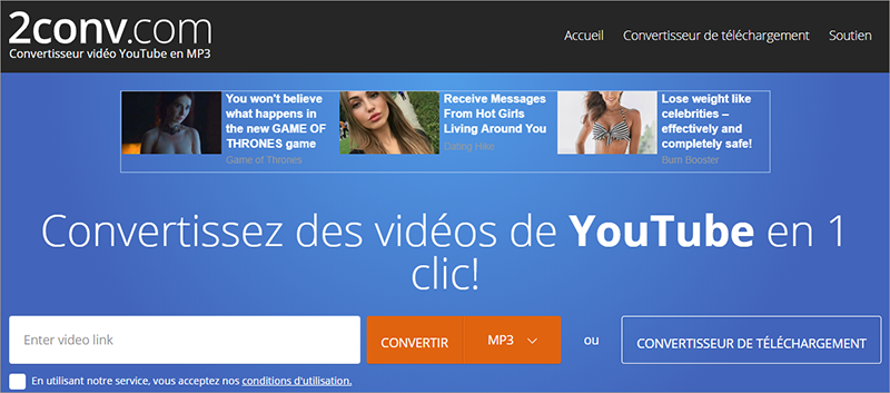 un convertisseur en ligne 2conv