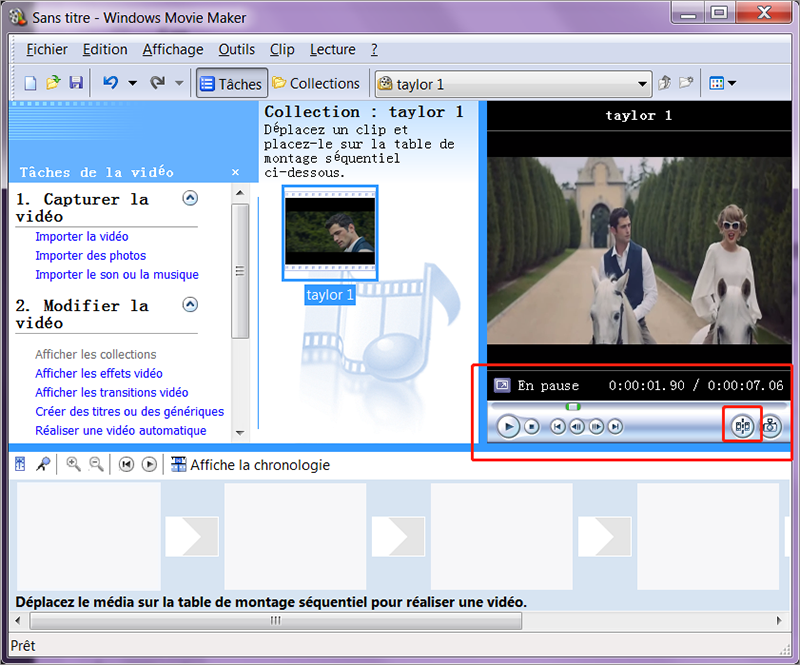 couper une vidéo avec Windows Movie Maker