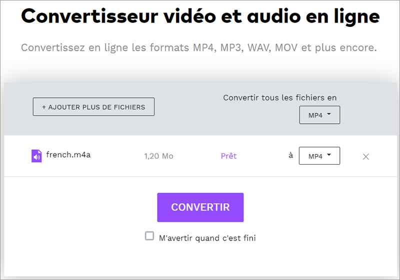 couper une musique avec media.io