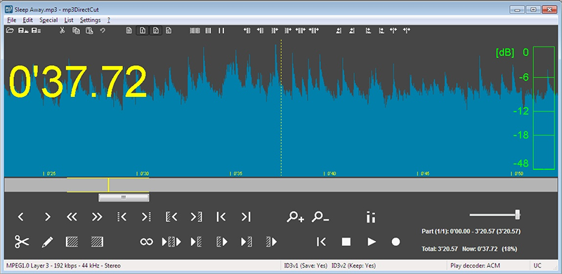 couper musique avec mp3directcut