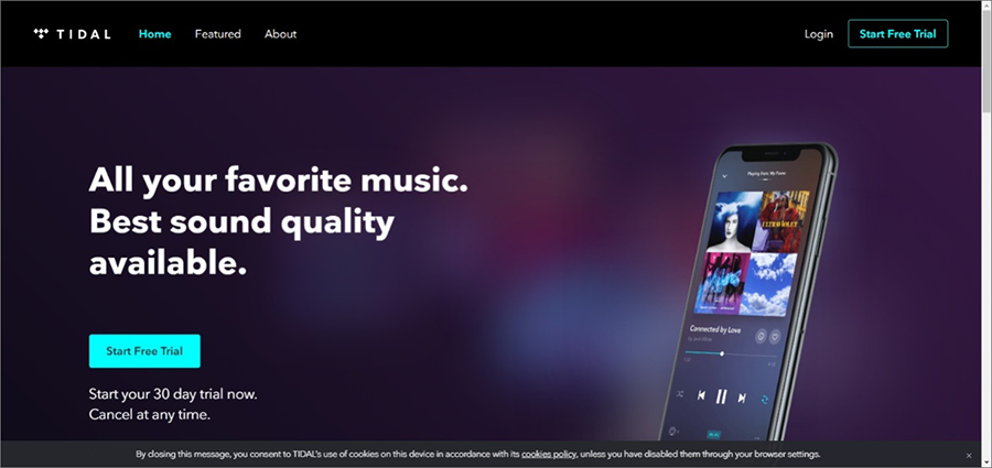 un site qui offre les musique en haut qualité