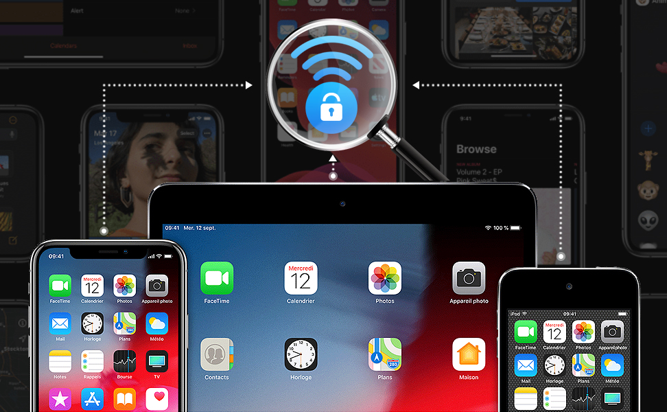 afficher le mot de passe WiFi enregistré sur iPhone