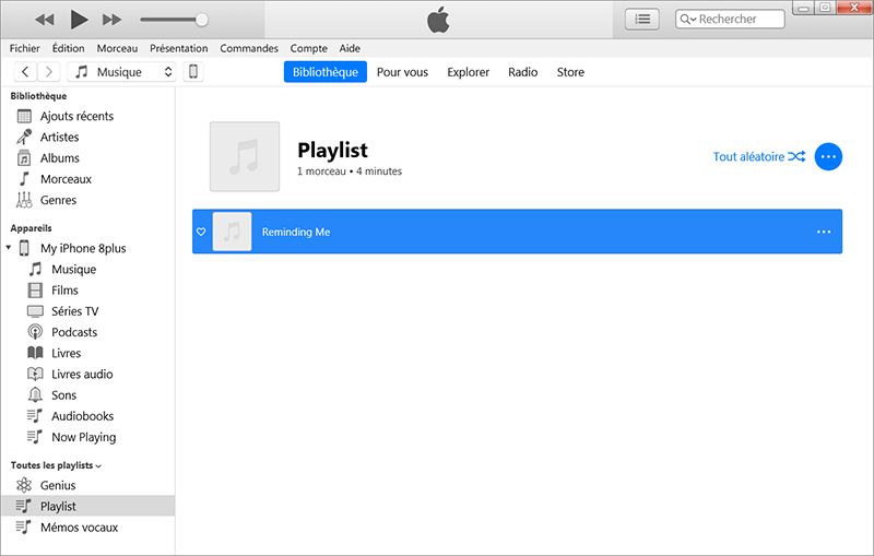 télécharger l’audio iTunes dans le dossier local