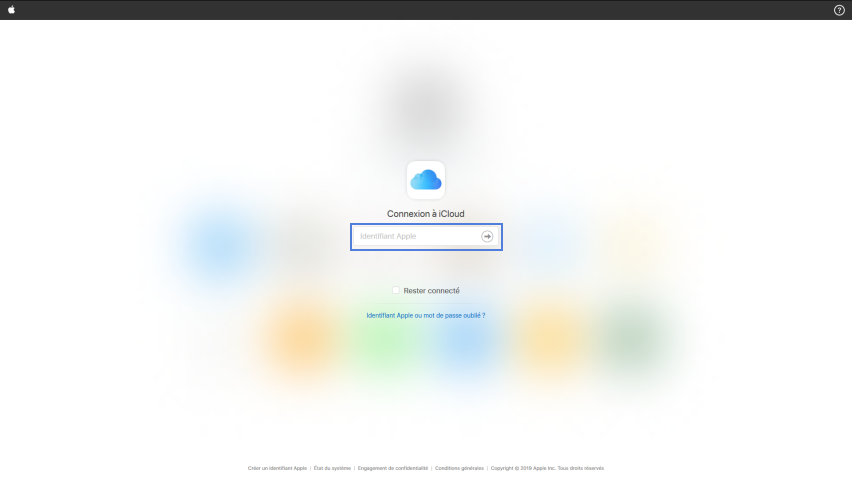 accéder au site icloud