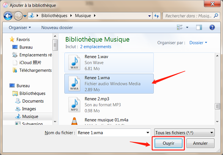 convertir le format audio avec iTunes