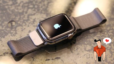 Apple Watch est bloqué sur la pomme