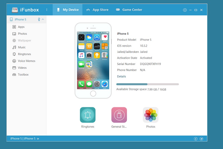iFunbox pour gérer les fichiers de l'iPhone