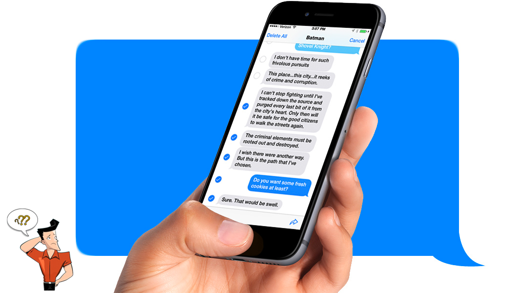 supprimer les messages sur iPhone et iPad