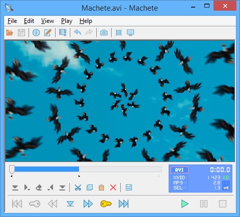 modifier les vidéos avec Machete Video Editor