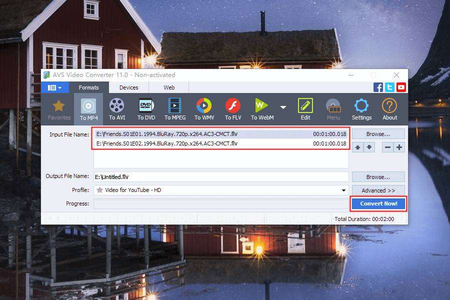 fusionner les fichiers avec AVS Video Converter