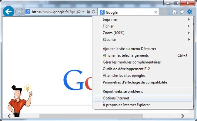 effectuer la gestion de mot de passe avec Internet Explorer sous Windows 7
