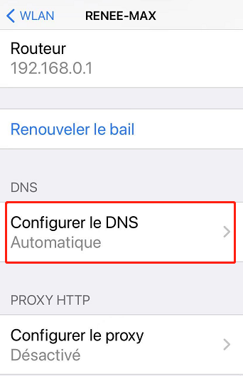 Configurer le DNS