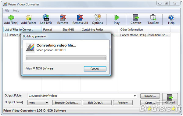 convertisseur vidéo Prism Video Converter