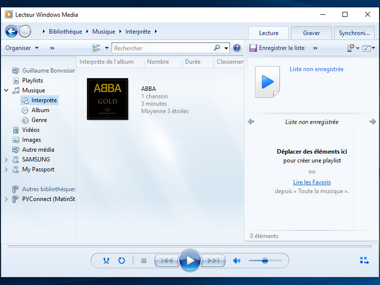 convertir MP4 en WAV avec Windows Media Player