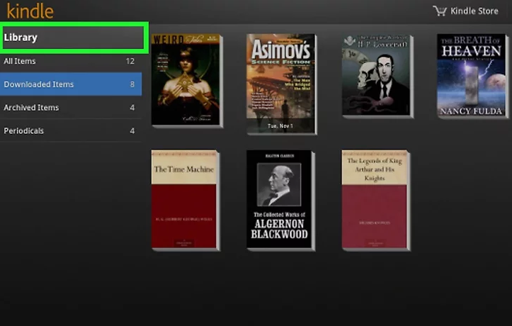 trouver les ebooks en PDF sur Kindle