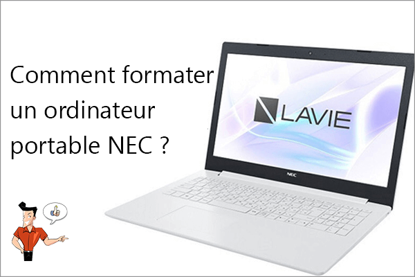 formater un ordinateur portable NEC