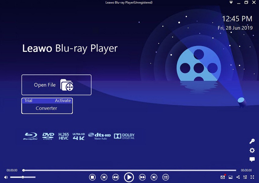 leawo blu ray player cast