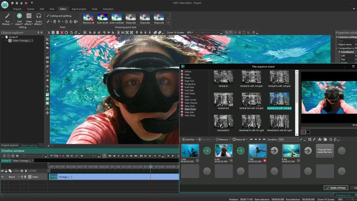 logiciel de montage video VSDC Free Video Editor