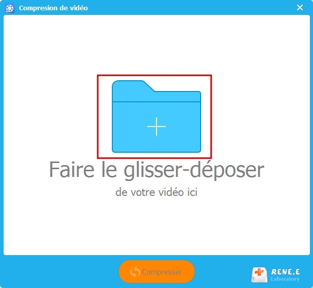 ajouter le fichier vidéo pour compresser