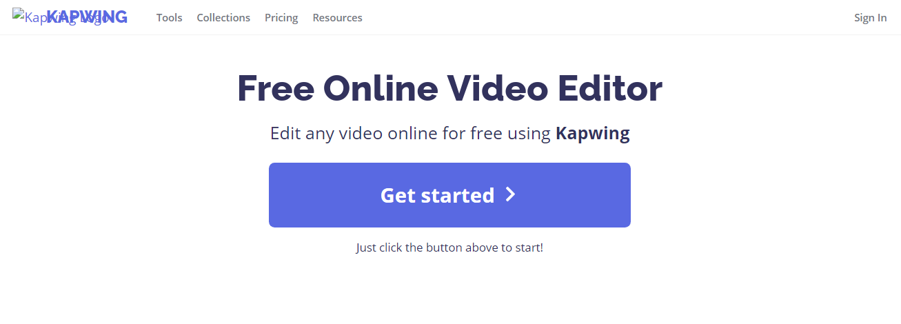 outil de montage vidéo en ligne kapwing