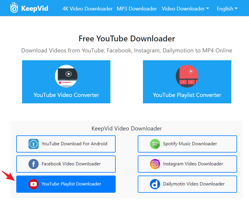 télécharger les vidéos YouTube sur le site KeepVid