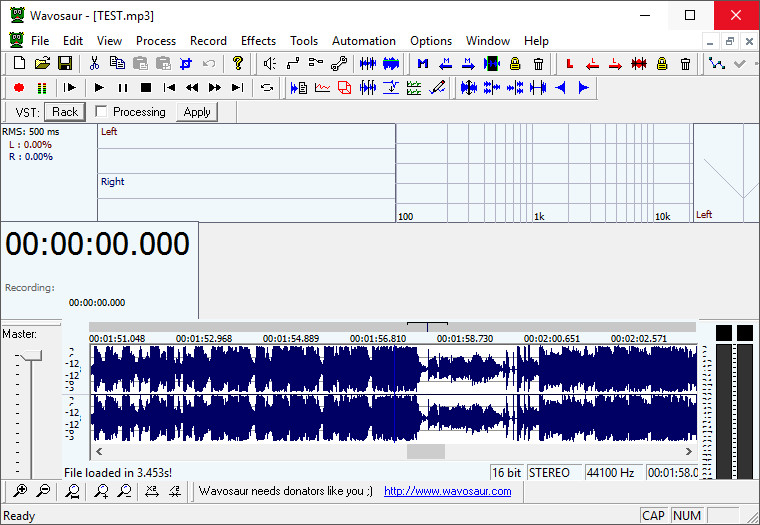 enregistreur audio Wavosaur