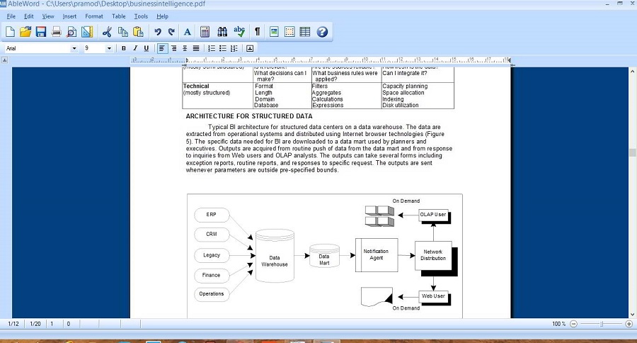 le logiciel AbleWord pour modifier un fichier PDF