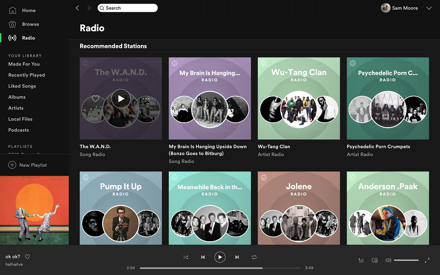 lecteur de musique Spotify