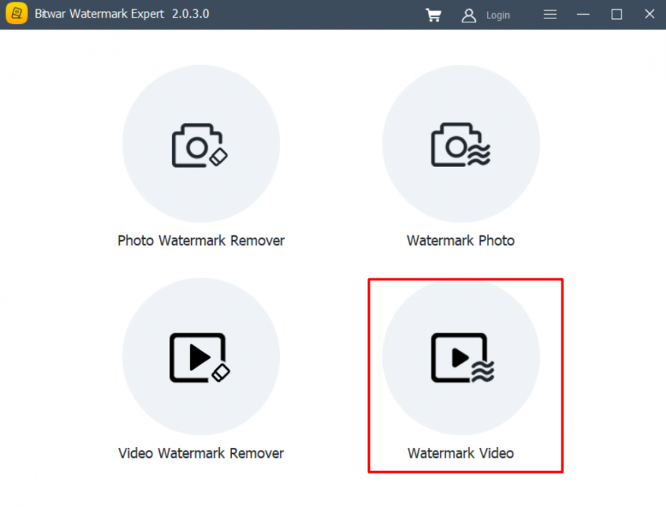 ajouter un filigrane sur la vidéo avec Bitwar Watermark Expert