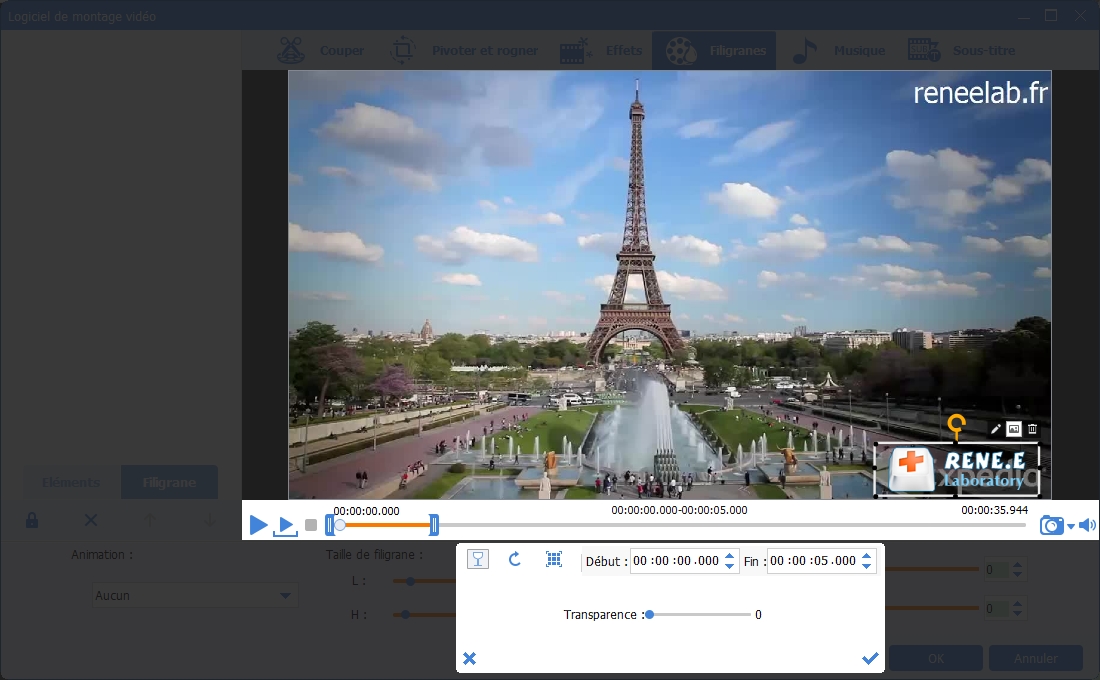 ajouter la vidéo ou l'image pour mettre dans la vidéo