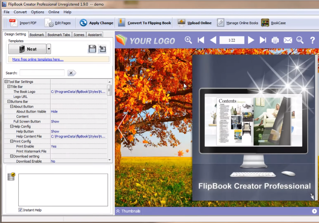 FlipBook Creator pour convertir PDF en Flipbook