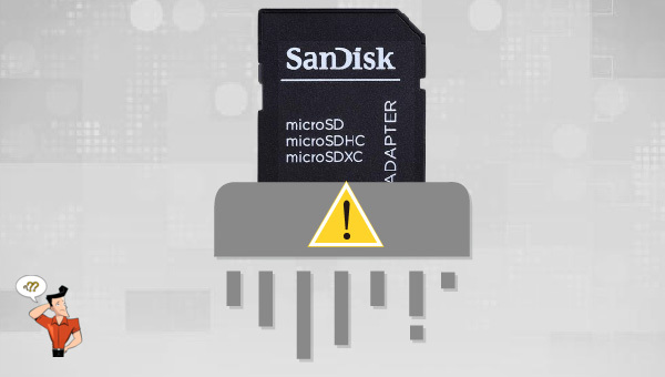 impossible de formater la carte SD SanDisk