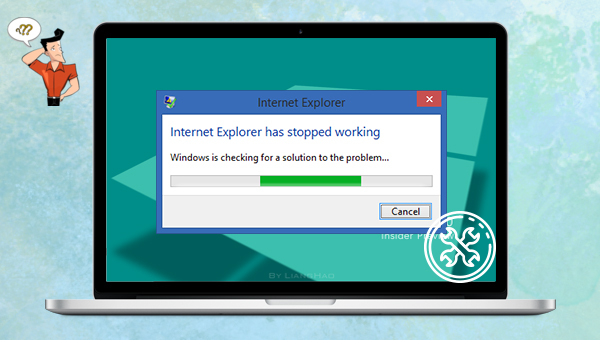 Internet Explorer a cessé de fonctionner