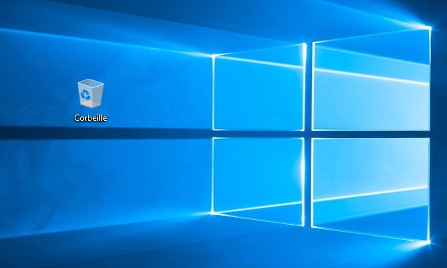 restaurer les fichiers depuis la Corbeille de Windows 10