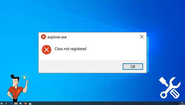 Explorer.exe classe non enregistrée