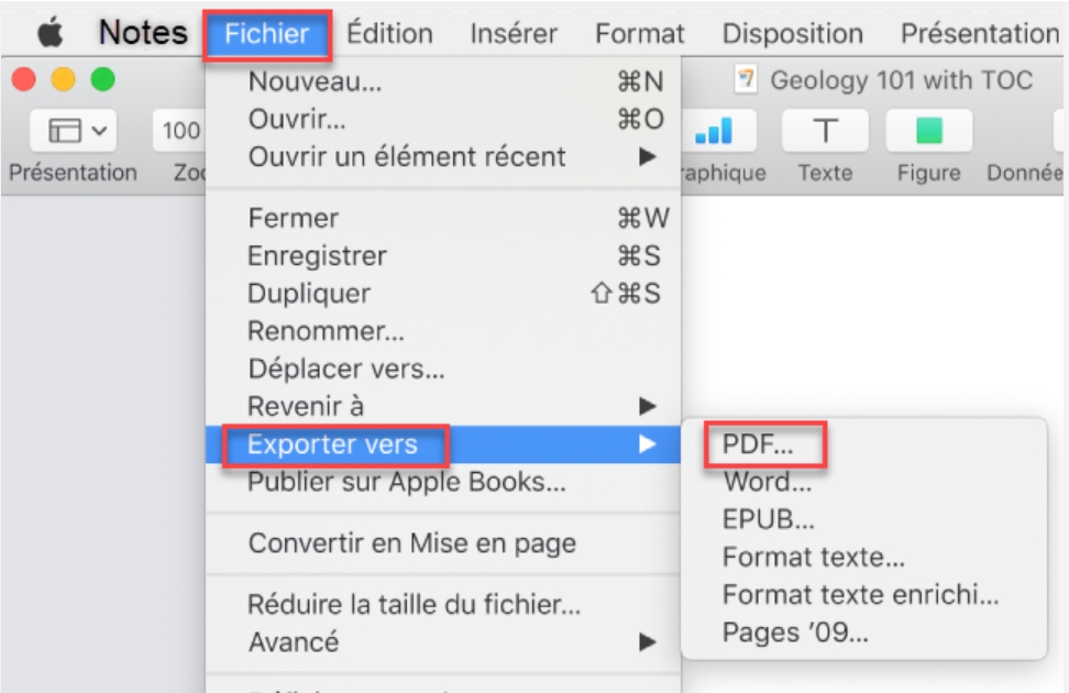 comment convertir pages en pdf sur ipad